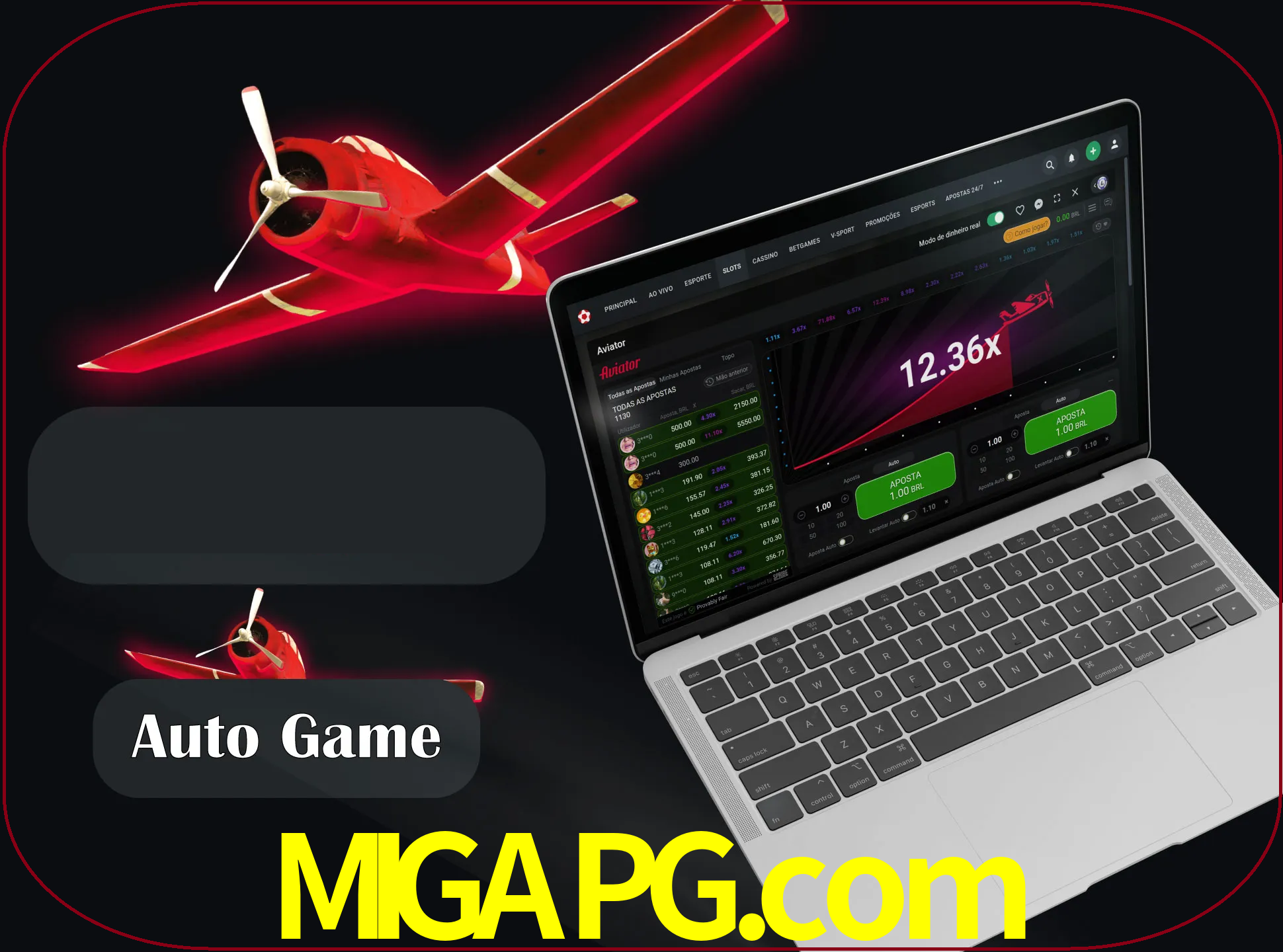 No modo automático, os jogos apostam e sacam seu dinheiro automaticamente.