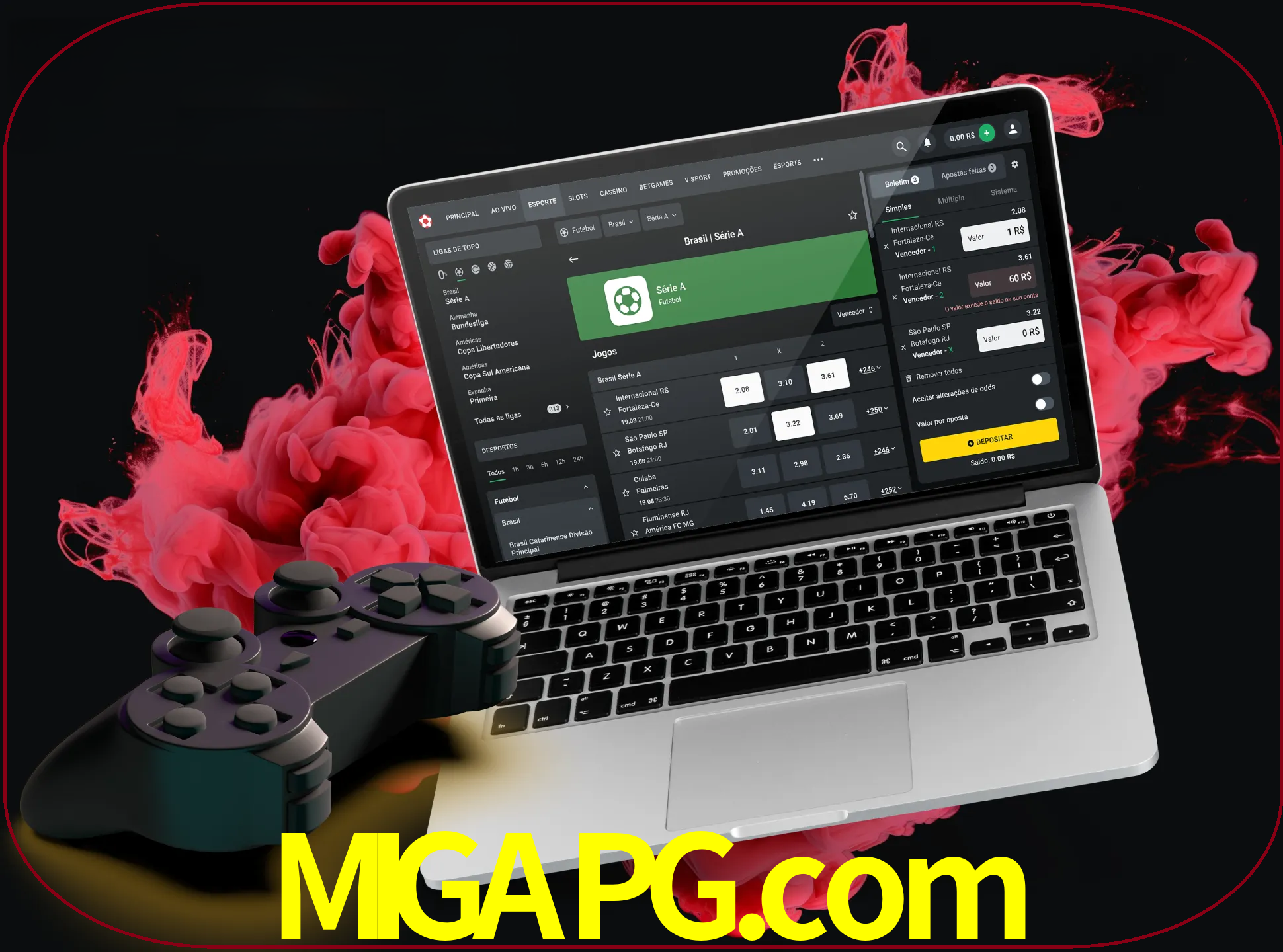 Visite a secção especial de jogos de vídeo em migapg para descobrir em que jogos pode apostar e ganhar muito dinheiro.