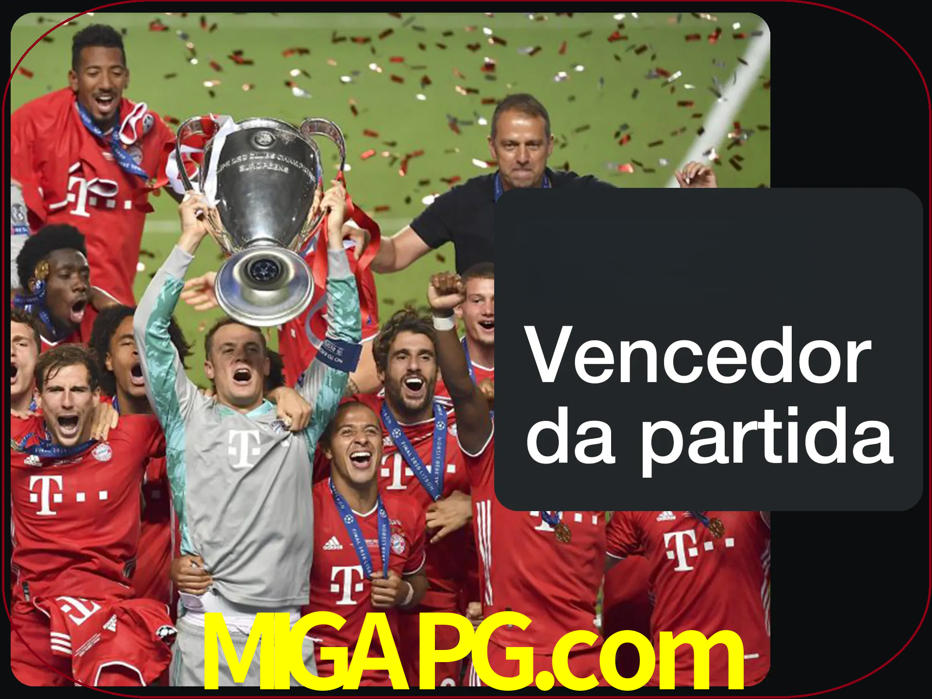 Aposte no vencedor e ganhe uma grande quantia de dinheiro.